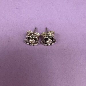 Pandora Princess CZ earrings